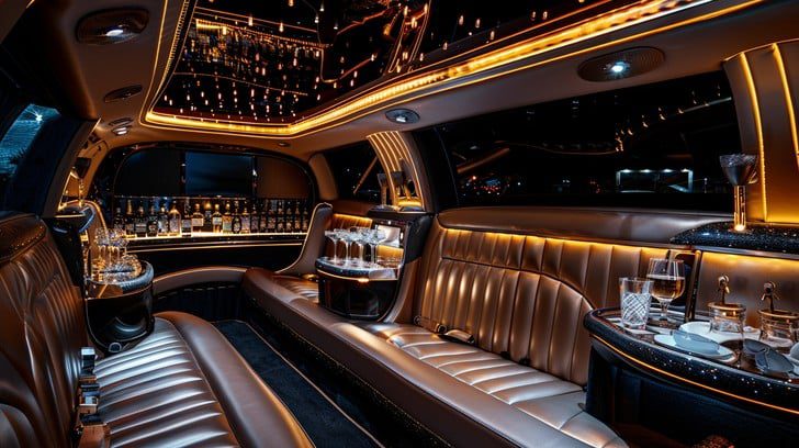 luxury limo interior