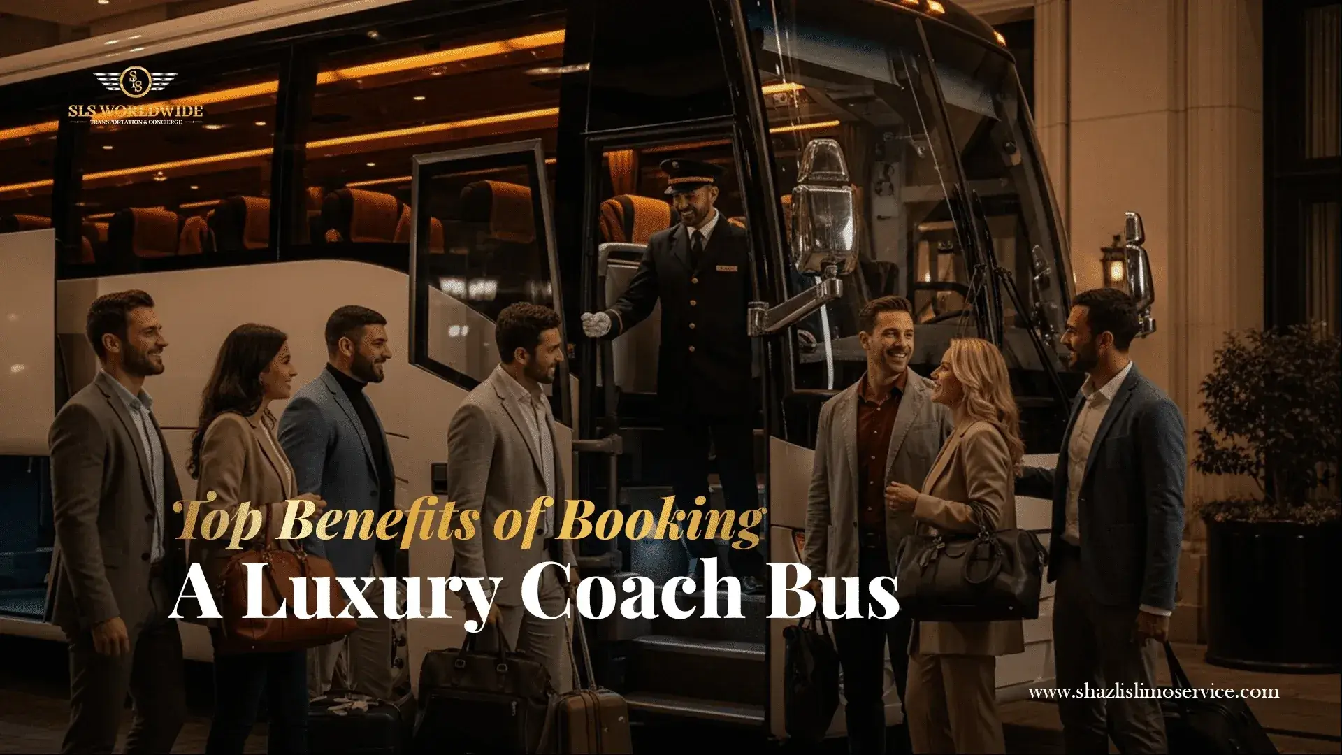 luxury coach bus