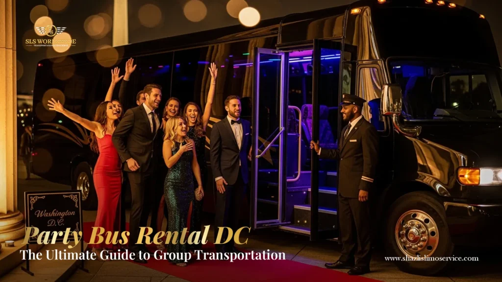 party bus rental DC group transportation SLS Worldwide
