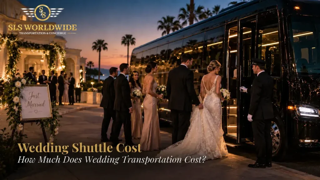 wedding shuttle cost